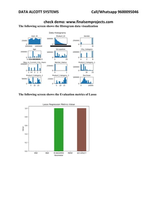 Sales prediction on black friday dataset using machine learning | PDF