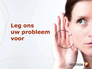 Leg ons
uw probleem
voor



              26
 