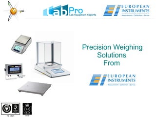 Precision Weighing Solutions From 