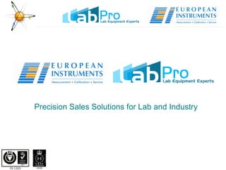Precision Sales Solutions for Lab and Industry 
