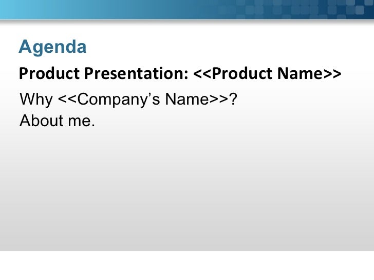 sales interview presentation
