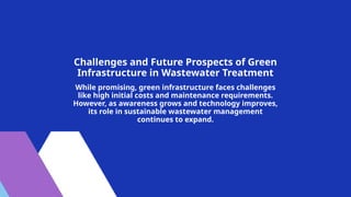 Green Infrastructure in Wastewater Treatment: Key Concepts, Benefits ...