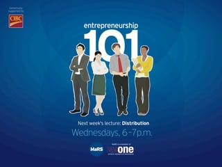 Sales - Entrepreneurship 101 