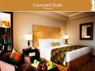 Courtyard Suite
714 sq. ft.
 