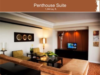 Penthouse Suite
1,344 sq. ft.
 