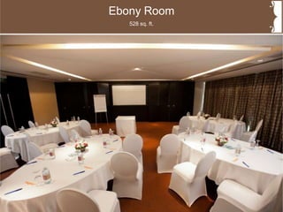 Ebony Room
528 sq. ft.
 