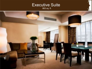 Executive Suite
863 sq. ft.
 