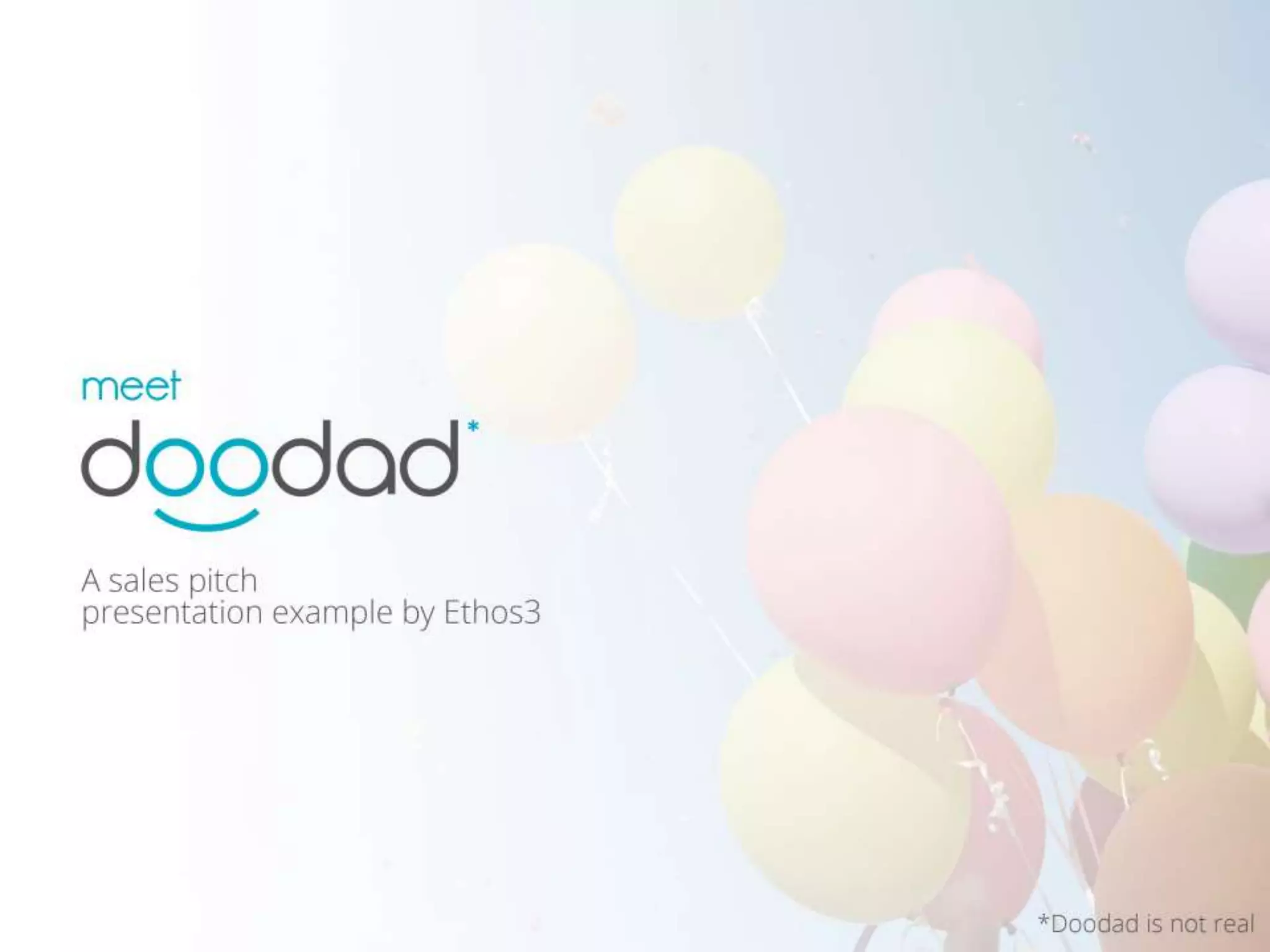 The Best Way to Outline a Sales Deck - Example for The Slideshare Blog