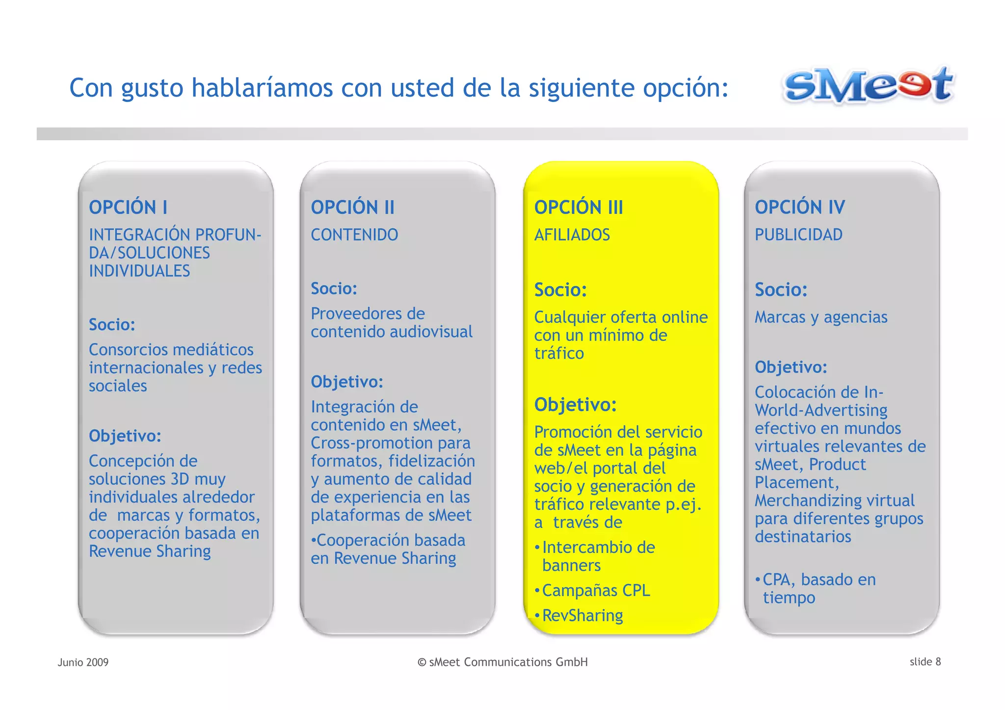 Presentación Socios