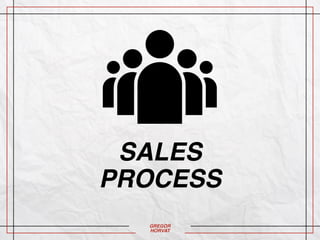 THE SALES PROCESS
 
