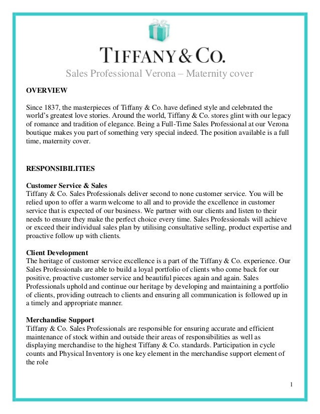 tiffany and co hiring
