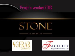 Projeto vendas 2013




     Stone Cosmetics Ltd
 