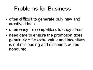 Promotion Problem Sales Promotion | PPT