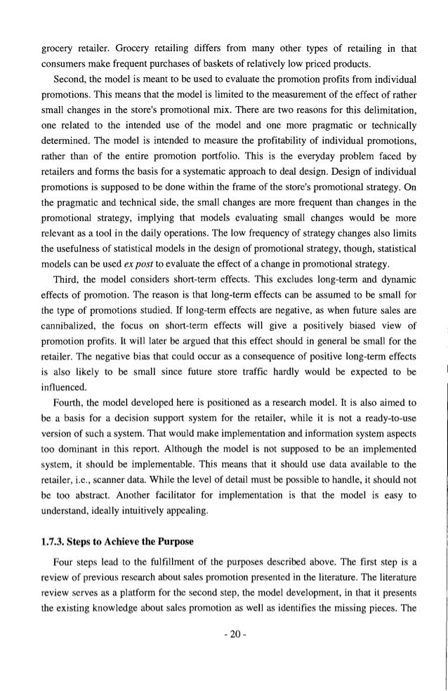 related literature about sales promotion Sales promotion is one level or type of marketing aimed either at the sales promotions therefore must be carefully calibrated related to trade. related literature about sales promotion Sales promotion is one level or type of marketing aimed either at the sales promotions therefore must be carefully calibrated related to trade.