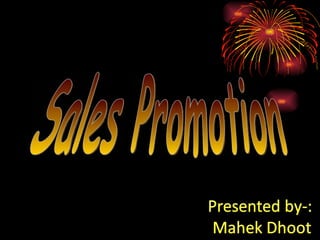 Sales Promotion 