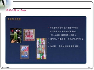 151
추억의 군것질
• 주유소에서 받아 보지 못한 추억의
군것질과 오이 등의 농산물 증정
( 30~ 40 대는 불량식품에 익숙 )
> 쫀득이 , 아폴로 등 - 주유스타 스티커 삽
입
> 농산물 : 주유성 띠지로 묶음 제공
주유스타 ★ Gear
 