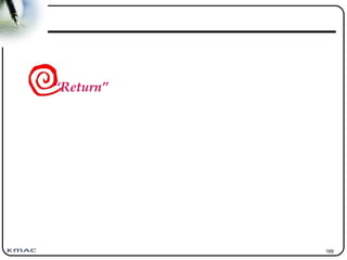 169
“Return”
 