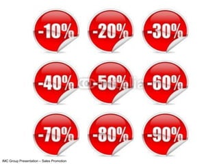 IMC Group Presentation – Sales Promotion
 