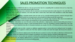 sales promotion tools and techniques in marketing | PPTX