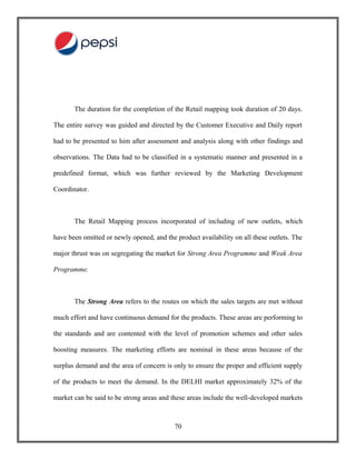 Sales & promotion of pepsi | DOC
