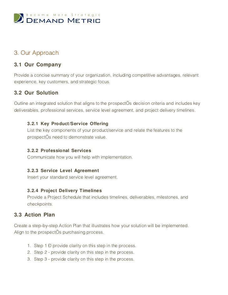 sales proposal template