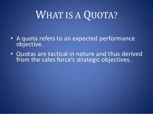 Sales Quota sales-quota