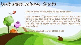 Sales quota by sani gandhi, Brcm, surat | PPTX
