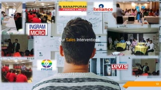 Our Sales Interventions
12
 