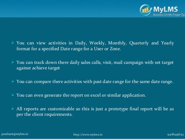 How to write end of month reports
