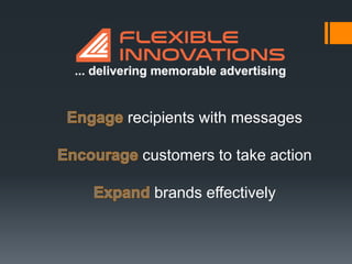 recipients with messages
customers to take action
brands effectively
 