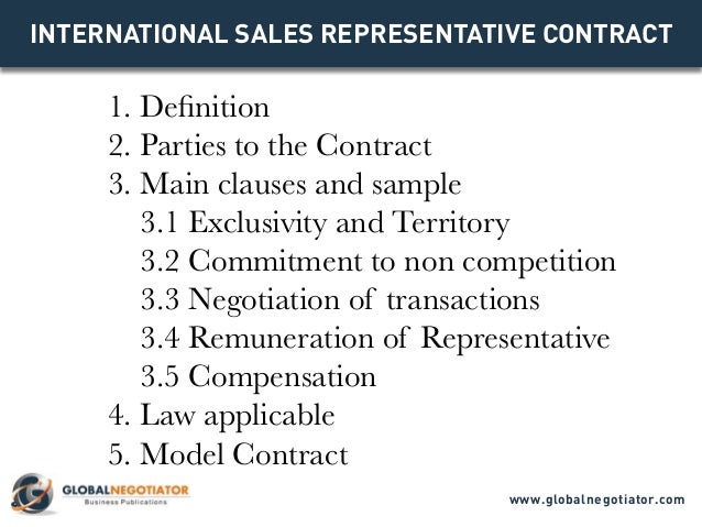 sale contract samples