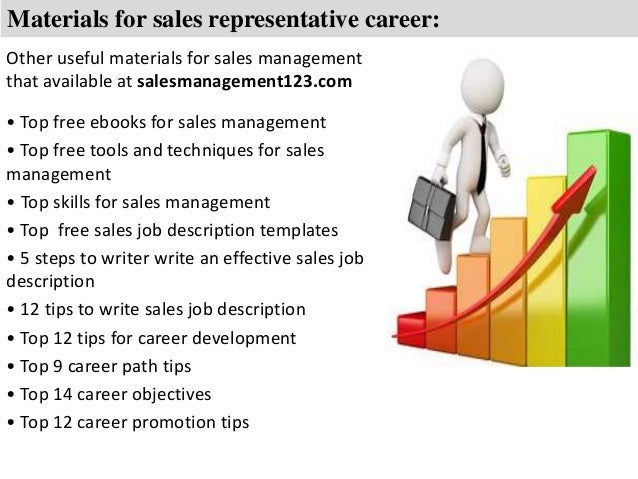 duties sales representative