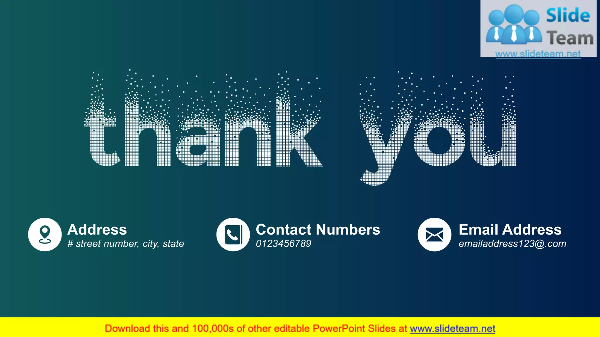 # street number, city, state
Address
0123456789
Contact Numbers
emailaddress123@.com
Email Address
65
 