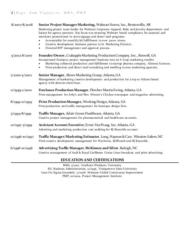traffic production manager resume