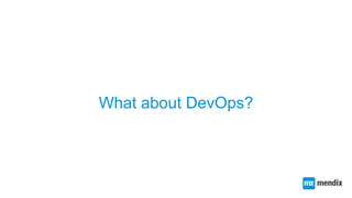 Mendix Accelerates the Software Lifecycle | PPTX