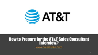 How to Prepare for the AT&T Sales Consultant
Interview?
www.coursetake.com
 