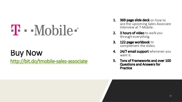 t mobile sales associate