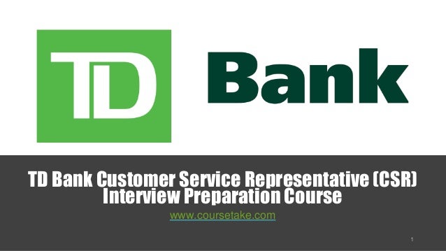 td bank customer care