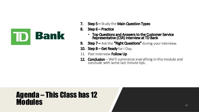 td bank customer care