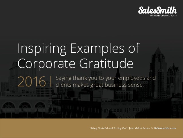 inspiring examples of corporate gratitude examples of gratitude