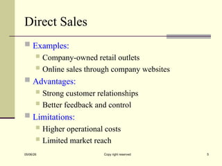 Direct Sales Strategy Examples Sales Management: Types of Sales Strategies | PPT