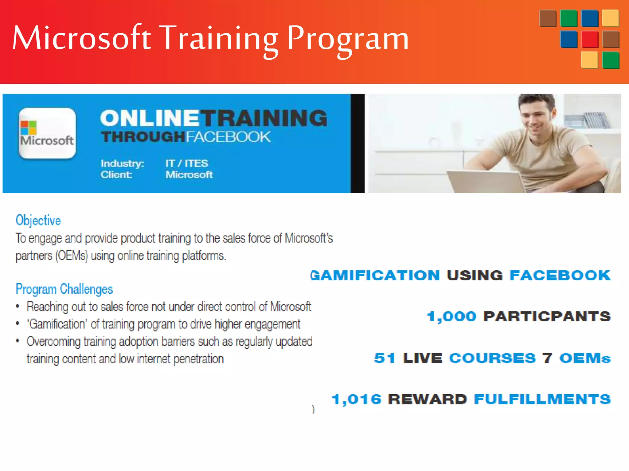 Microsoft Training Program
 