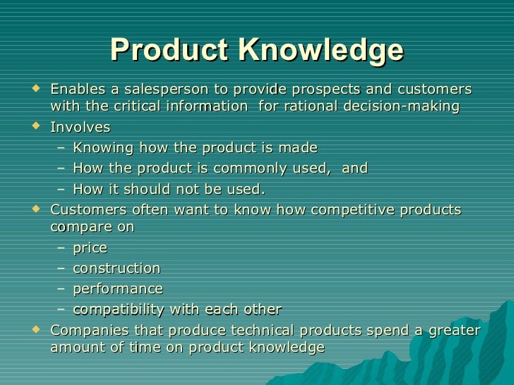 Sales training