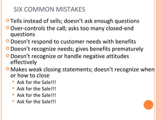 Sales Training: Always Be Closing | PPT