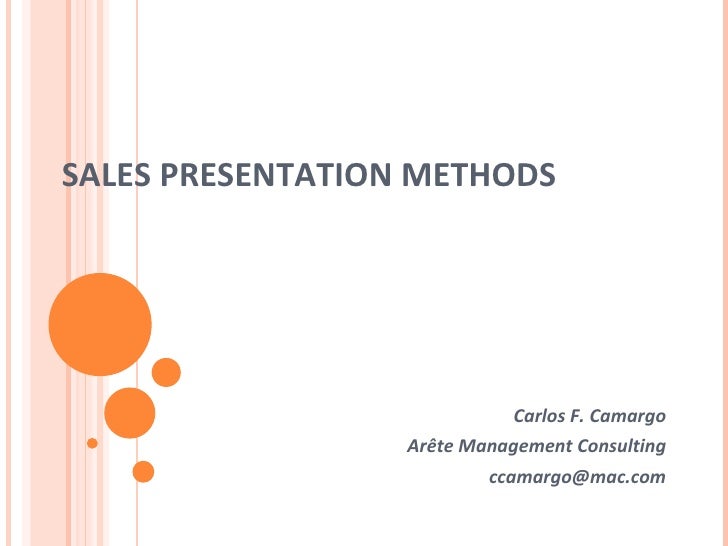 sales presentation training