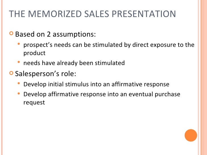 sales presentation training