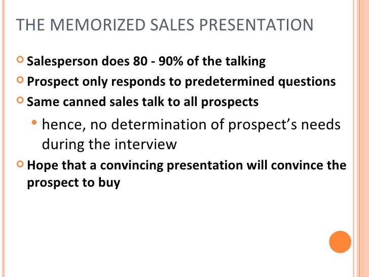 sales presentation training