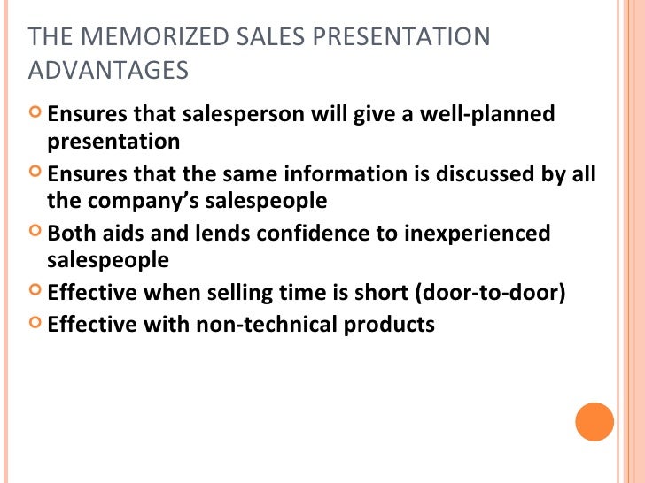 sales presentation training