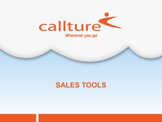 SALES TOOLS



              Callture Confidential
 