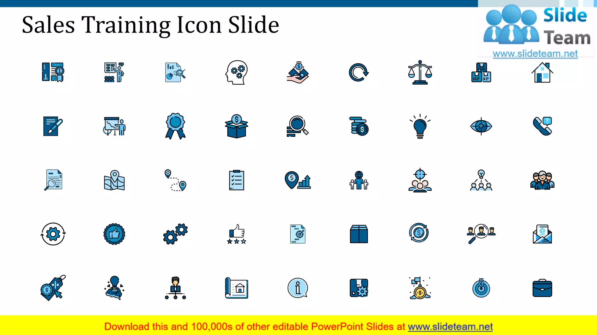 Sales Training Icon Slide
16
 